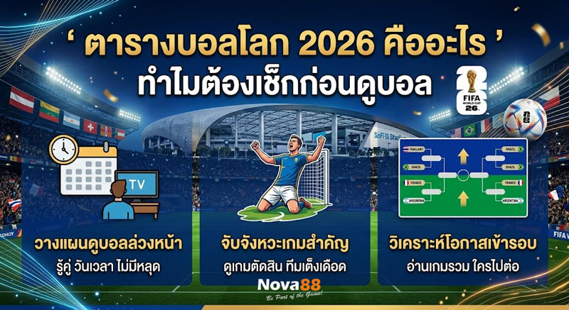 ตารางบอลโลก 2026